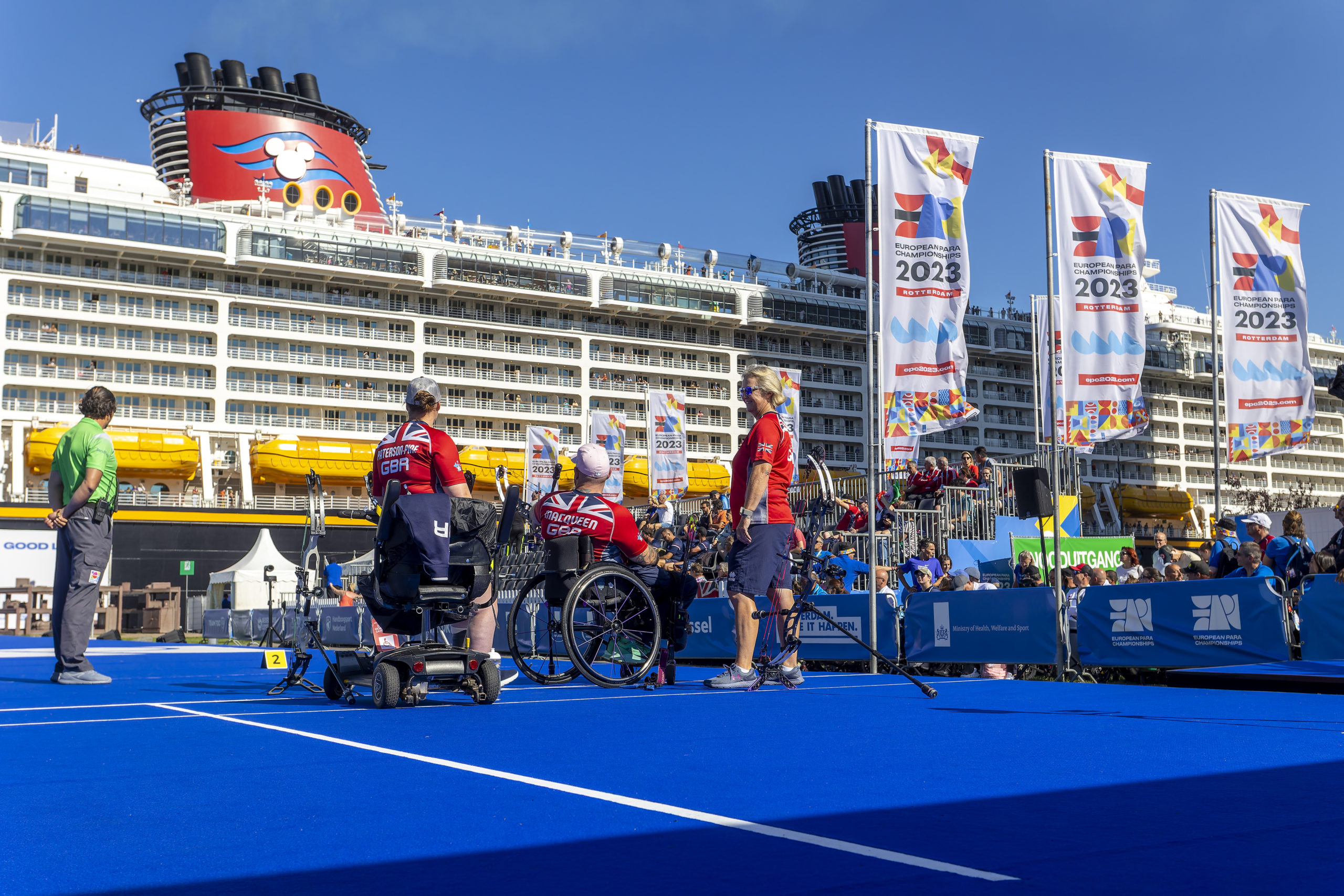 Medalists at Archery at European Para Championships in Ahoy, Rotterdam on 20 August 2023